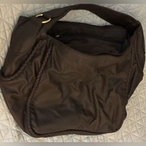 Big & Beautiful BOHO Slouch AVON Shoulder Hobo Bag Brown Purse Pocketbook!